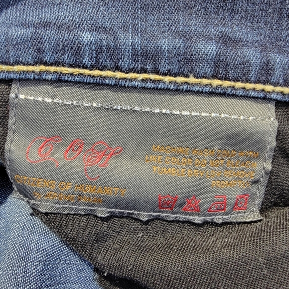 Citizens Of Humanity Jeans Women 27 Ava Low Waist Straight Leg Stretch Denim - Picture 14 of 16